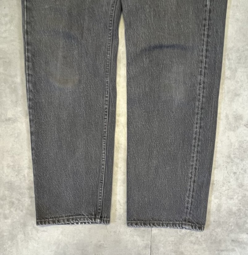 画像: 90'S LEVIS 501 デニム 先染めブラック W33L30 USA製 (VINTAGE)