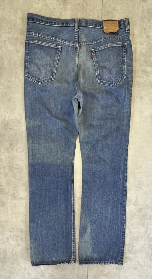 画像7: 70'S LEVIS 517 "66前期" ボタン裏2 デニム インディゴ 42TALONジップ W38L34 USA製 (VINTAGE)
