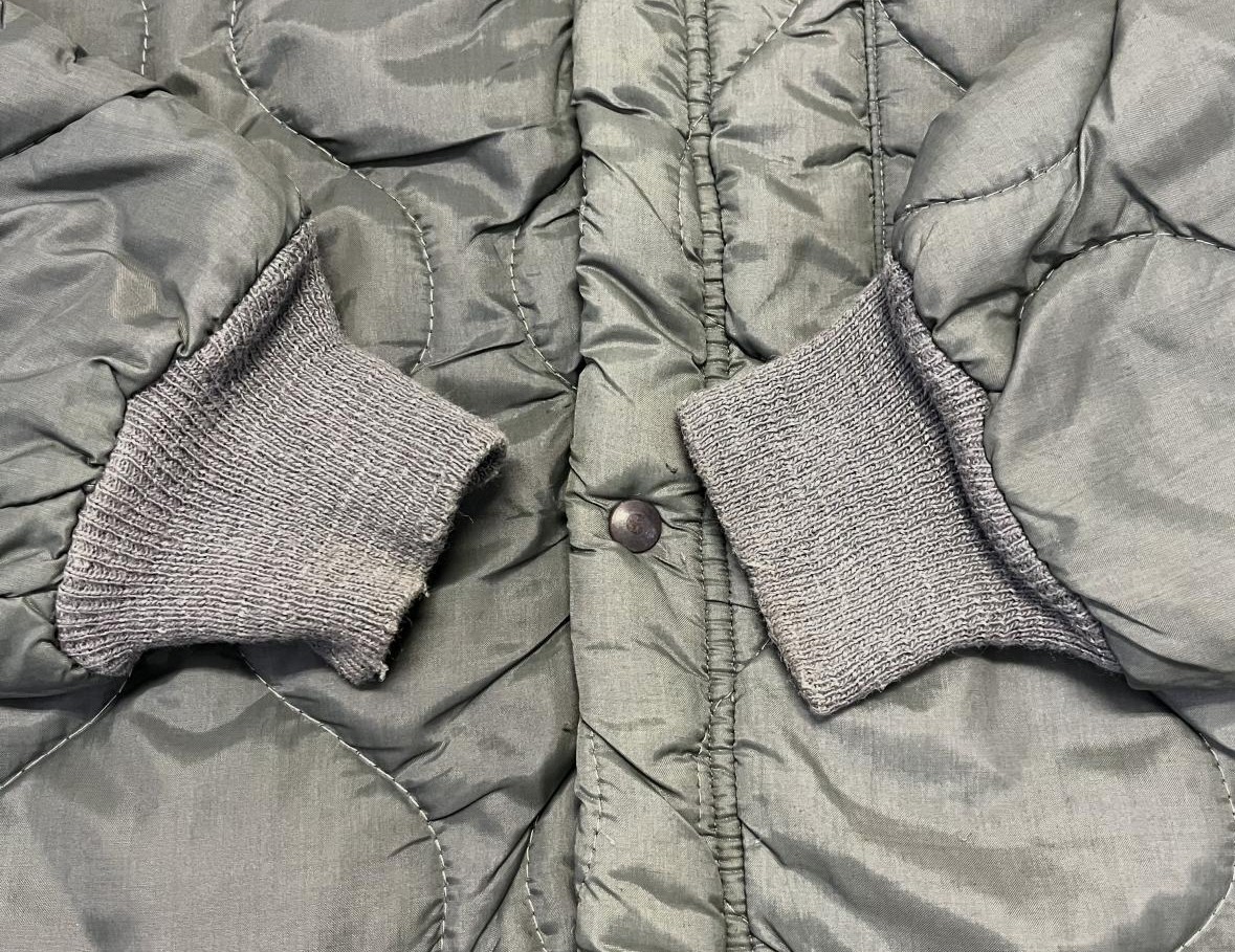 画像: 70'S アメリカ軍 USAF "CWU-9/P" キルティング ライナージャケット セージグリーン (VINTAGE) 