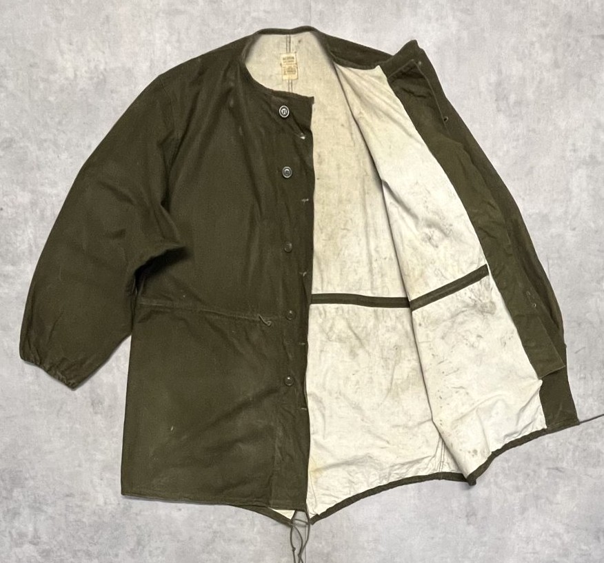 画像3: 60'S アメリカ軍 US ARMY "GAS PROTECTIVE" フィッシュテールコート オリーブ (VINTAGE)