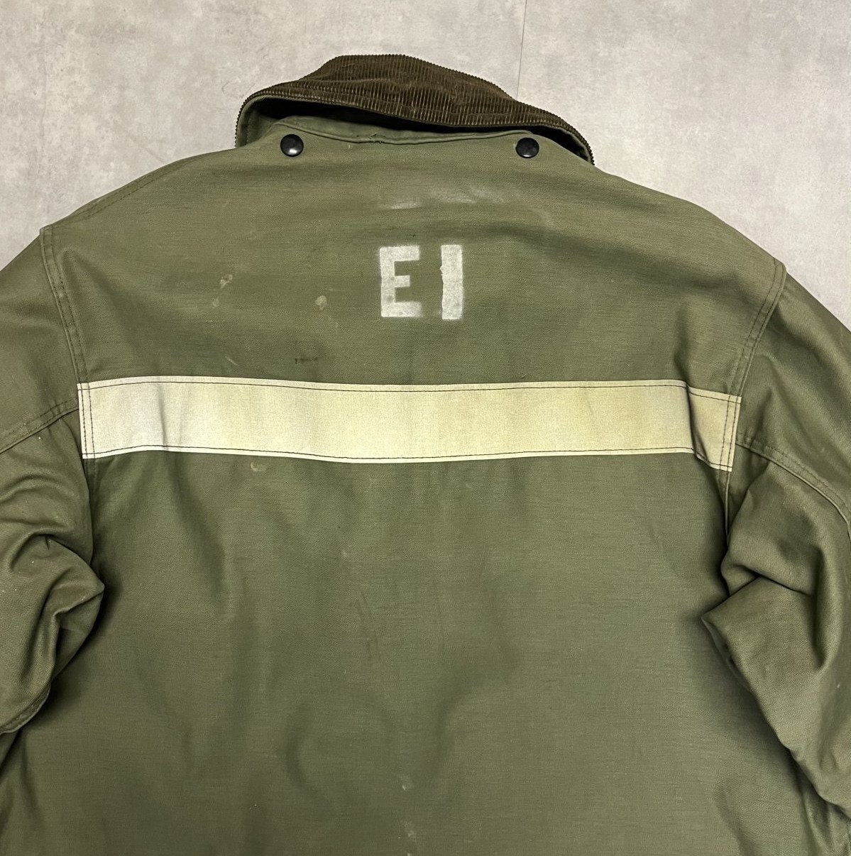 画像8: 60'S アメリカ軍 US ARMY ファイヤーマンコート オリーブ (VINTAGE)