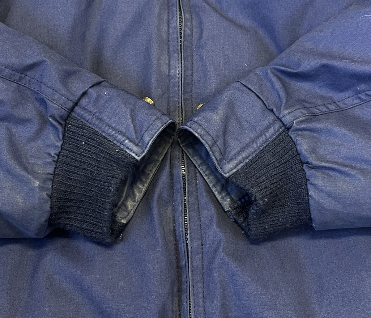 画像: 80'S EDDIE BAUER "ALL PURPOSE" 黒タグ グースダウン ダウンジャケット ネイビー USA製 (VINTAGE)