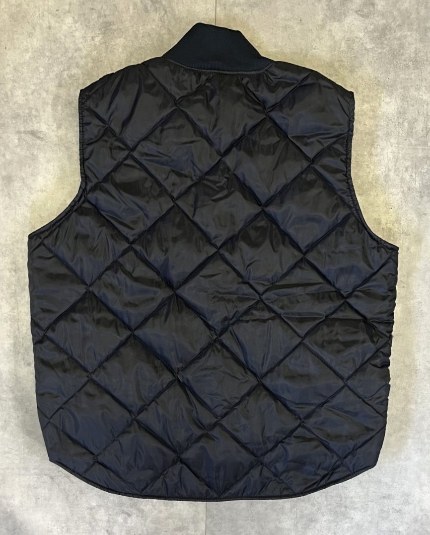 画像3: 80'S BIG SMITH 三角タグ キルティングベスト ブラック USA製 (MINT CONDITION)