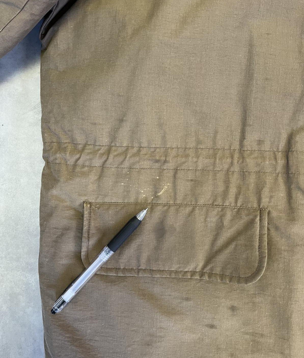 画像6: 80'S RALPH LAUREN チンスト付き ダウンジャケット ダークベージュ (VINTAGE)