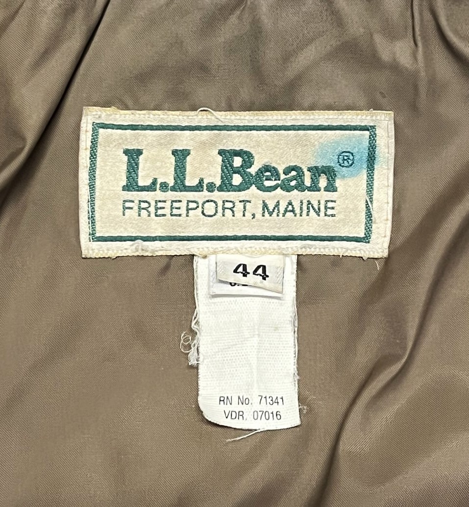 画像2: 80'S LL Bean "A-2" レザー フライトジャケット ダークブラウン USA製 (VINTAGE)
