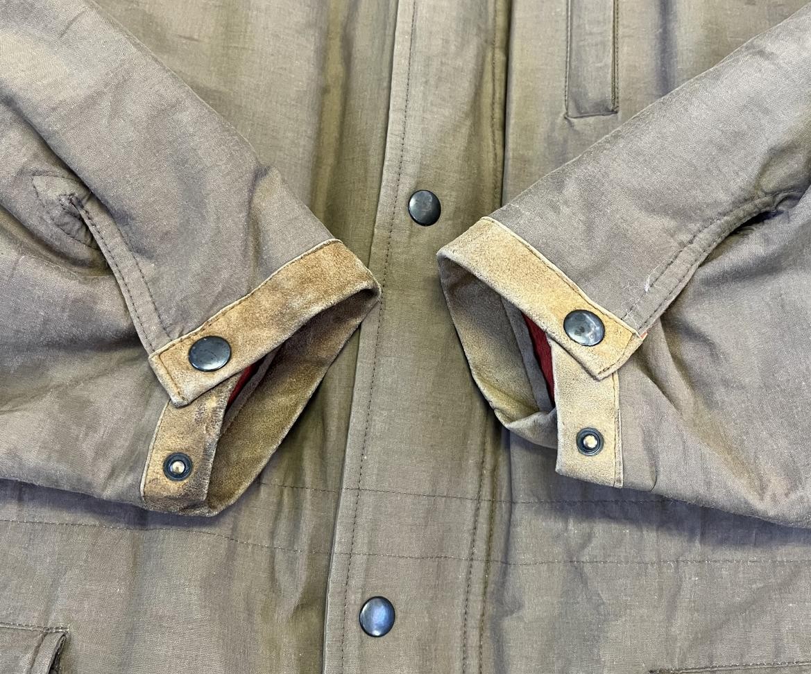 画像: 80'S RALPH LAUREN チンスト付き ダウンジャケット ダークベージュ (VINTAGE)