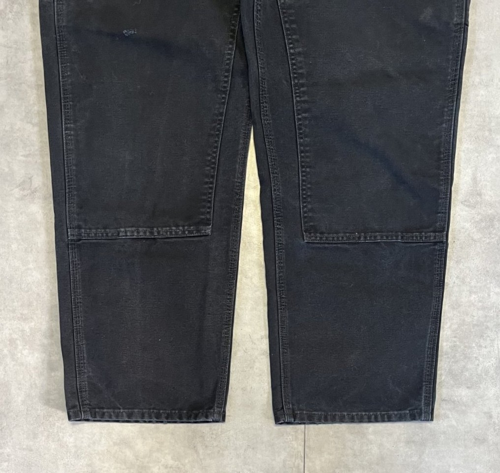 画像: CARHARTT ダブルニー ダック ペインターパンツ ブラック W36L30 (VINTAGE)