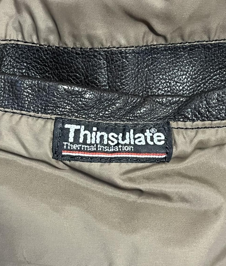 画像4: 80'S LL Bean "A-2" レザー フライトジャケット ダークブラウン USA製 (VINTAGE)