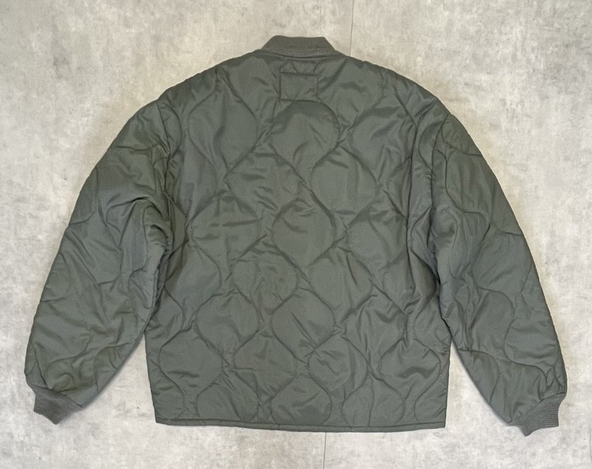 画像5: 80'S アメリカ軍 USAF "CWU-9/P" キルティング ライナージャケット セージグリーン (VINTAGE) 