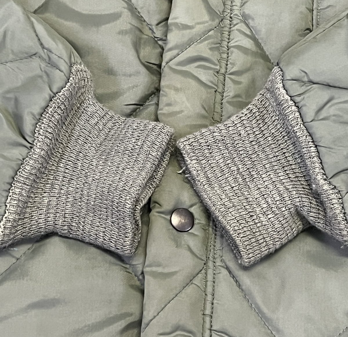 画像: 60'S アメリカ軍 USAF "CWU-9/P 初期型" キルティング ライナージャケット セージグリーン (VINTAGE) 