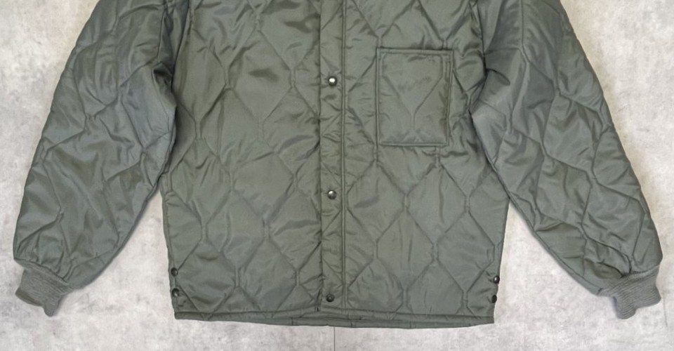 画像: 60'S アメリカ軍 USAF "CWU-9/P 初期型" キルティング ライナージャケット セージグリーン (VINTAGE) 