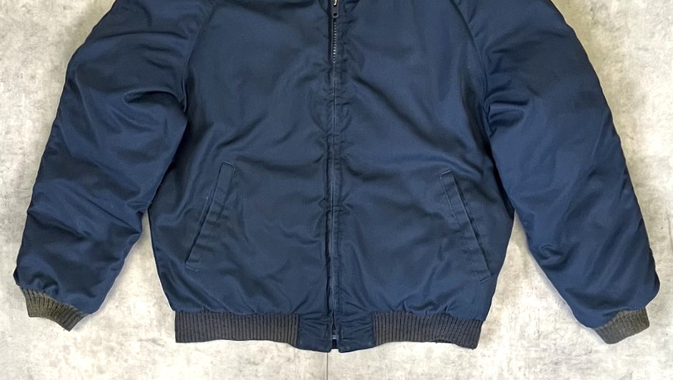 画像: 80'S EDDIE BAUER "ALL PURPOSE" 黒タグ グースダウン ダウンジャケット ネイビー (VINTAGE)