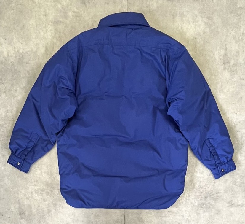 画像5: 90'S LL Bean ナイロン シャツ型 ダウンジャケット ダークブルー (VINTAGE)