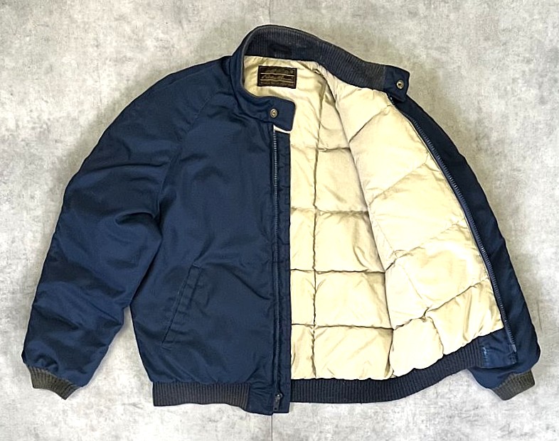 画像3: 80'S EDDIE BAUER "ALL PURPOSE" 黒タグ グースダウン ダウンジャケット ネイビー (VINTAGE)