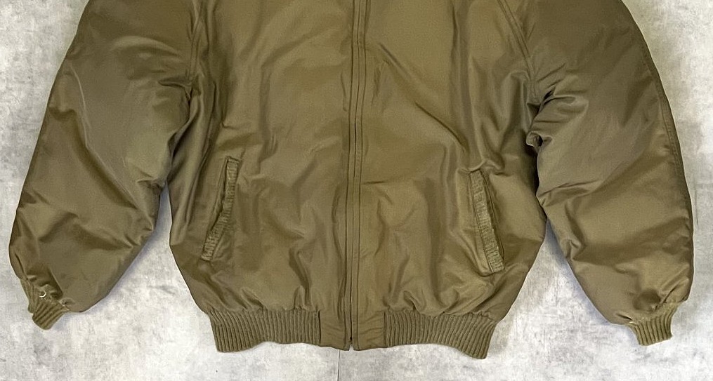 画像: 80'S BERT PULITZER "ALL PURPOSE" グースダウン ダウンジャケット カーキ USA製 (VINTAGE)
