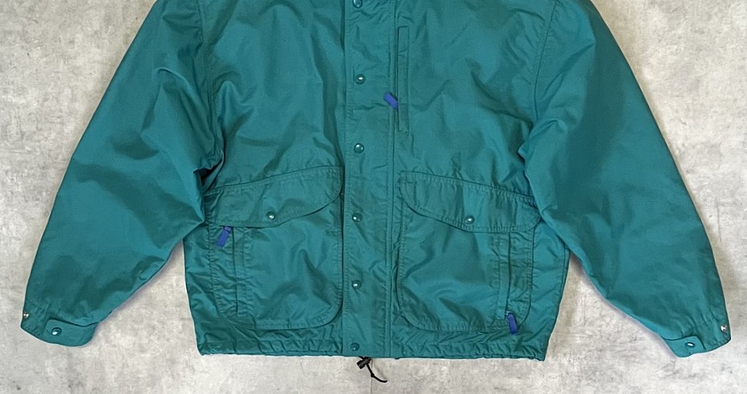 画像: 90'S LL Bean "GORE-TEX" バギーズジャケット グリーン/ブルー USA製 (VINTAGE)