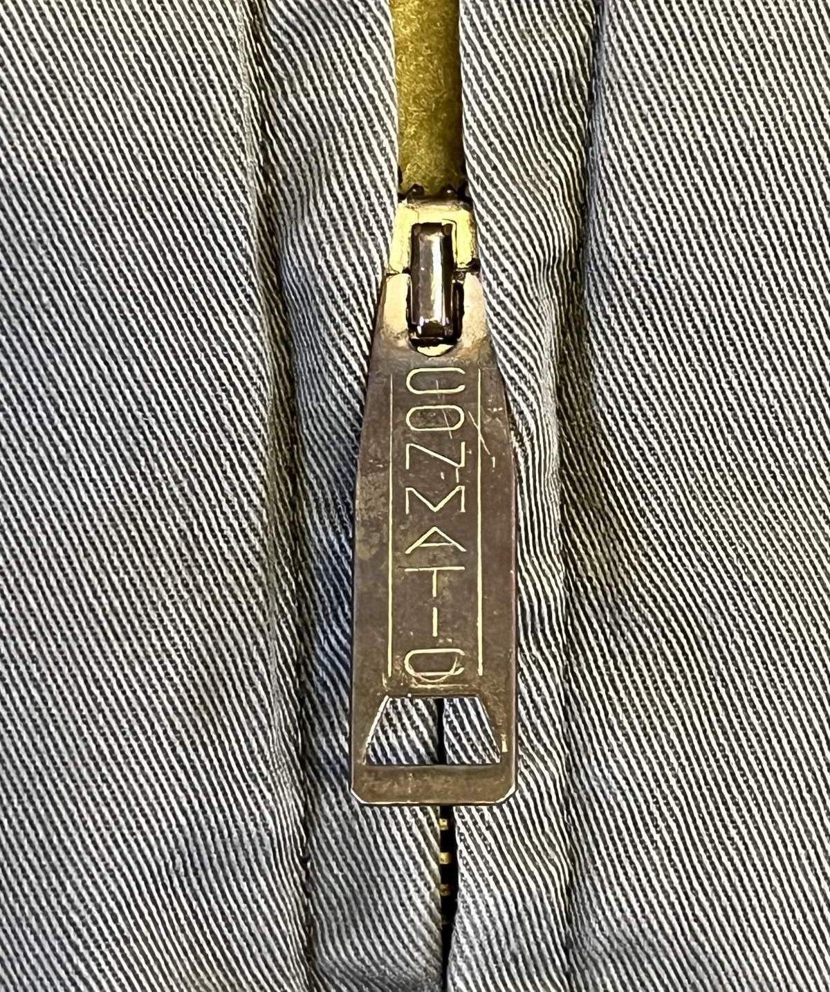 画像4: 70'S ROGER HALE SPORTSWEAR 裏地ボア ファラオジャケット CONMATICブラスジップ カーキ (VINTAGE)