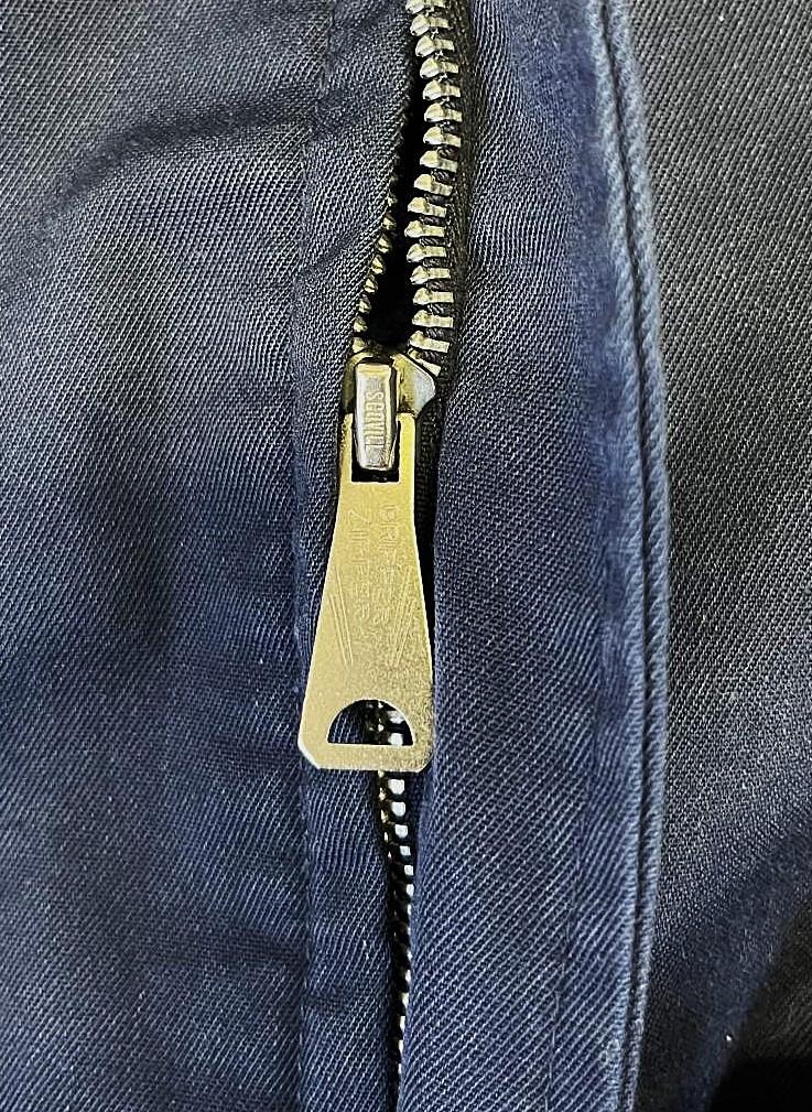 画像4: 70'S SEARS 裏地ボア ファラオジャケット GRIPPER ZIPPERアルミジップ ネイビー (VINTAGE)