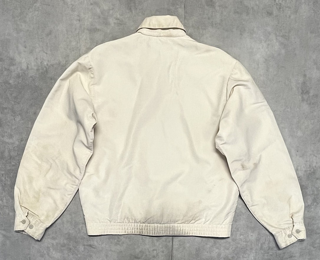 画像6: 60'S McGREGOR "NYLON ANTI-FREEZE" 裏地付き ドリズラージャケット ホワイト USA製 (VINTAGE)