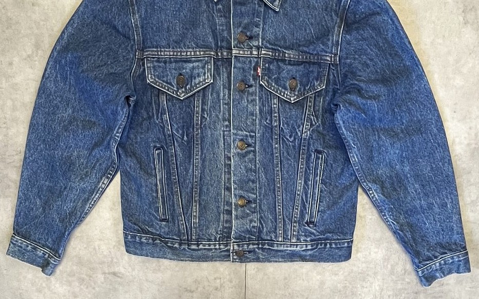 画像: 80'S LEVIS "70506" スモールe 4thモデル デニムジャケット インディゴ USA製 (VINTAGE)