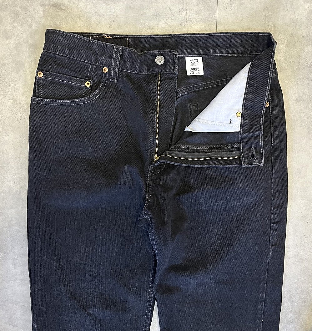 画像: 00'S LEVIS 505 デニム ブラック USA製 W34L30 (VINTAGE)