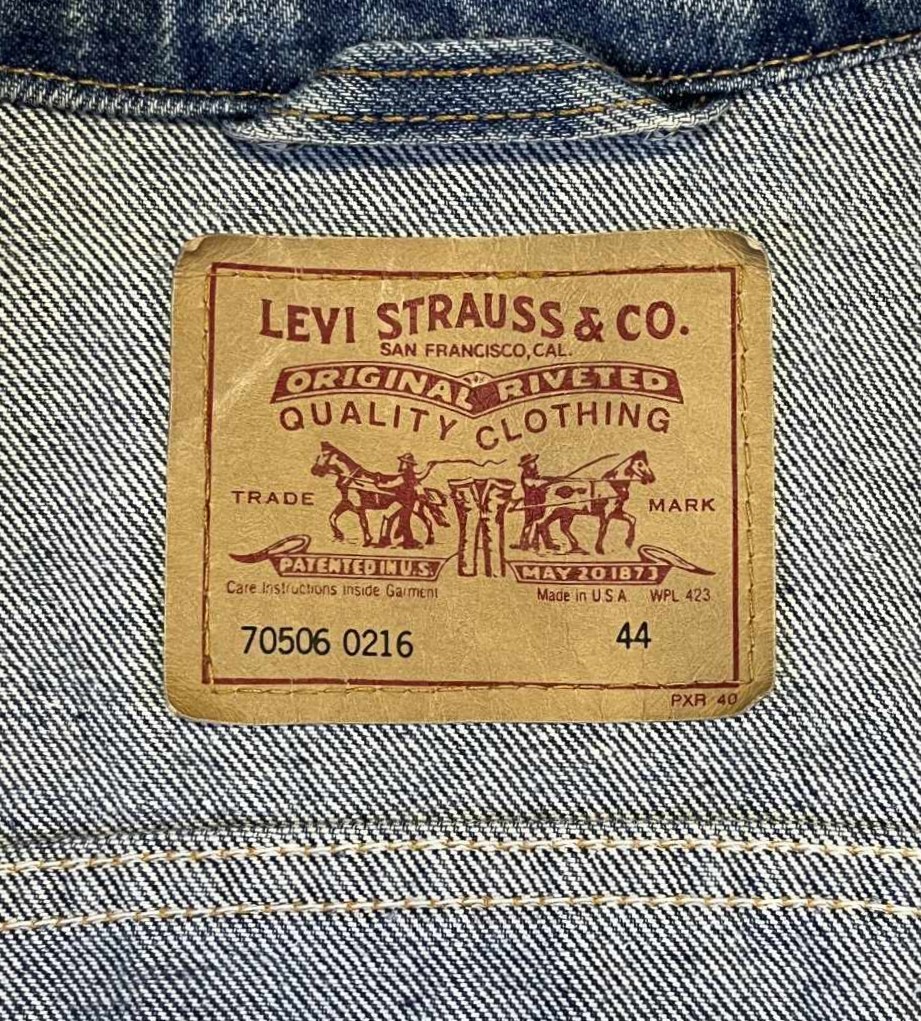 画像2: 90'S LEVIS "70506" スモールe 4thモデル デニムジャケット インディゴ USA製 (VINTAGE)
