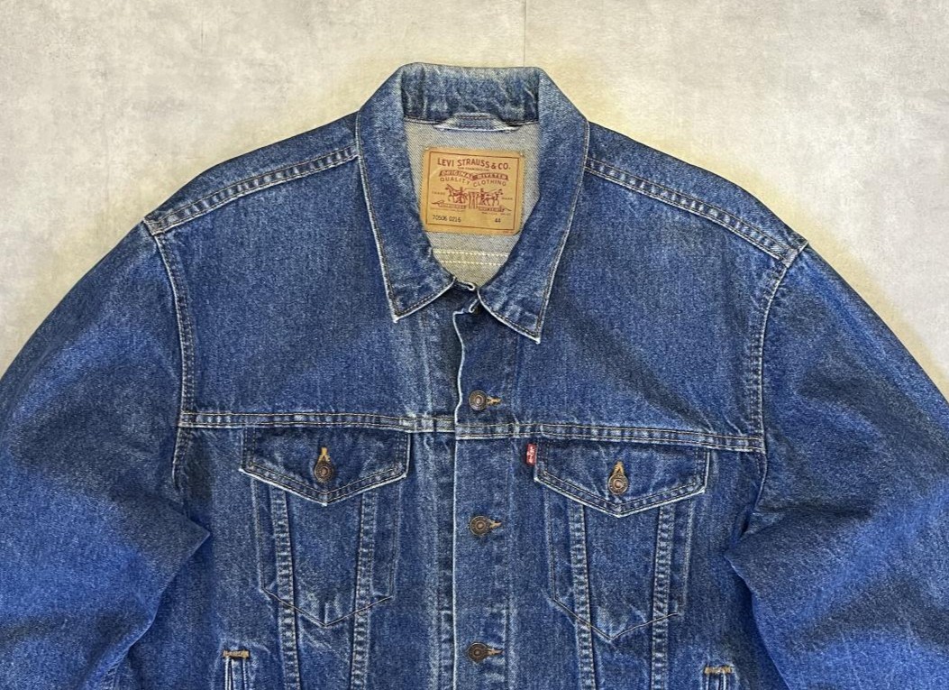 画像: 90'S LEVIS "70506" スモールe 4thモデル デニムジャケット インディゴ USA製 (VINTAGE)