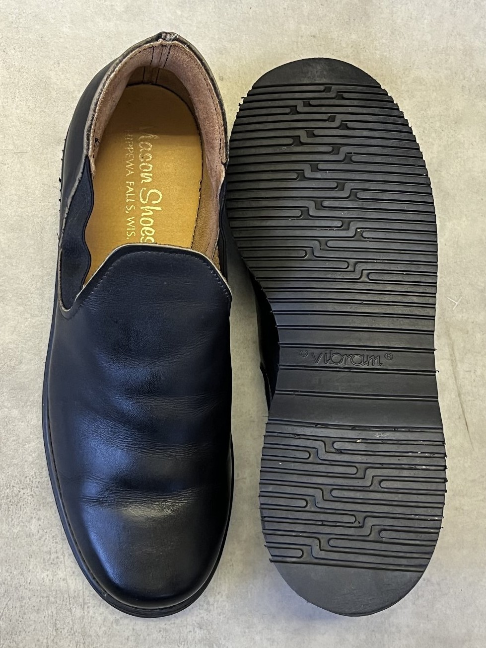 画像: 80'S MASON SHOES レザー ロメオシューズ ブラック USA製 (MINT CONDITION)