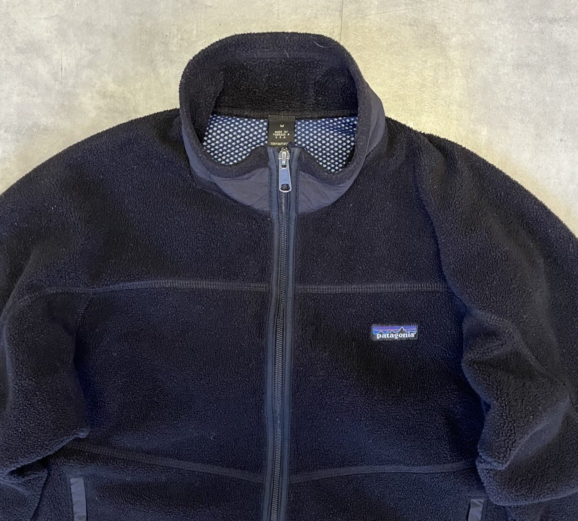 画像: 90'S PATAGONIA 裏地P.E.F パーシャルエクリプス フリースジャケット ブラック USA製 (VINTAGE)