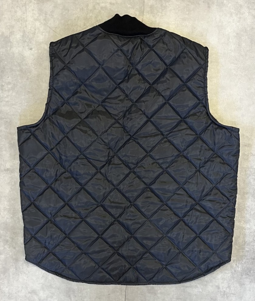 画像4: 80'S BIG SMITH 三角タグ キルティングベスト ブラック USA製 (DEADSTOCK)