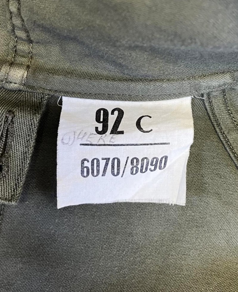 画像2: 70'S フランス軍 M64 パーカー AILEEジップ オリーブ 92C (VINTAGE)