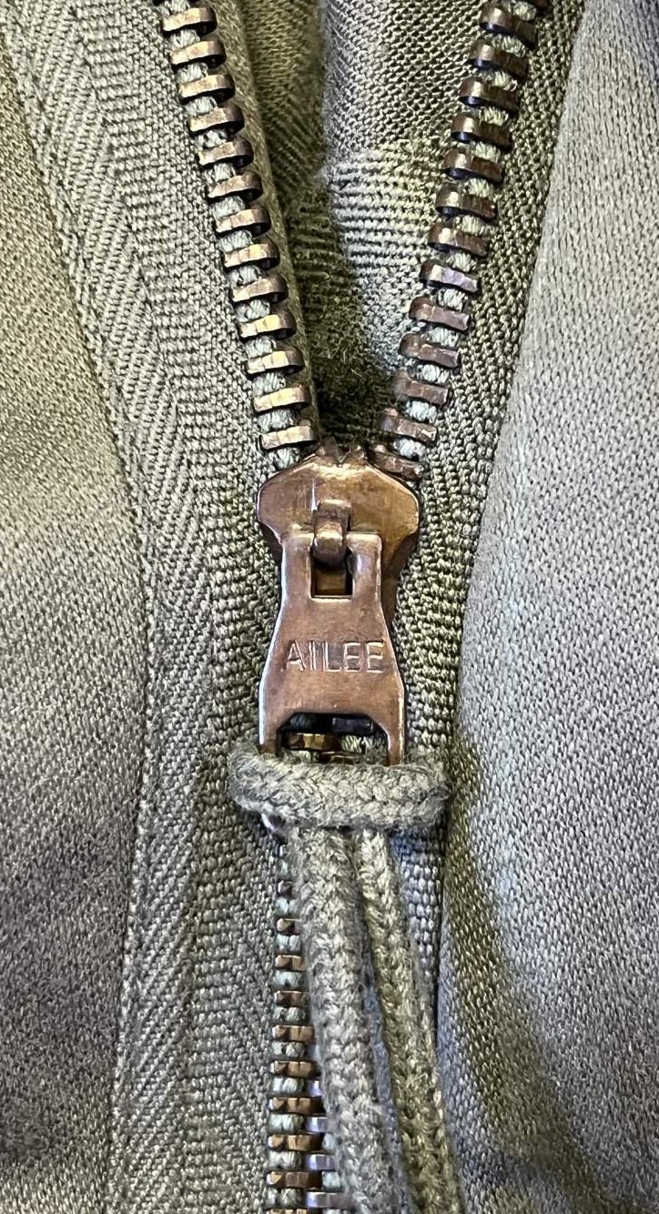 画像4: 70'S フランス軍 M64 パーカー AILEEジップ オリーブ 92C (VINTAGE)