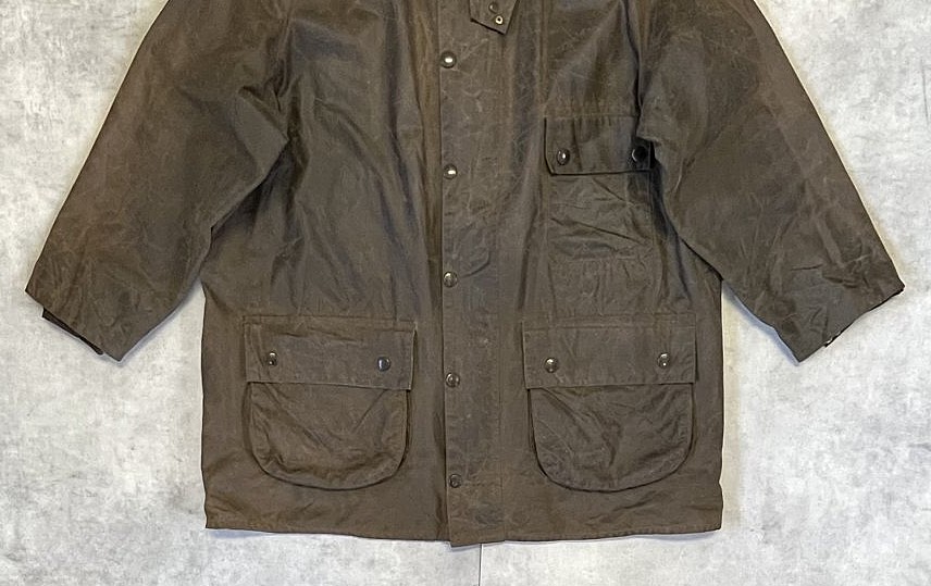 画像: 90'S BARBOUR 3クレスト "SOLWAY ZIPPER" 旧タグ オイルドジャケット ブラウン イングランド製 (VINTAGE)