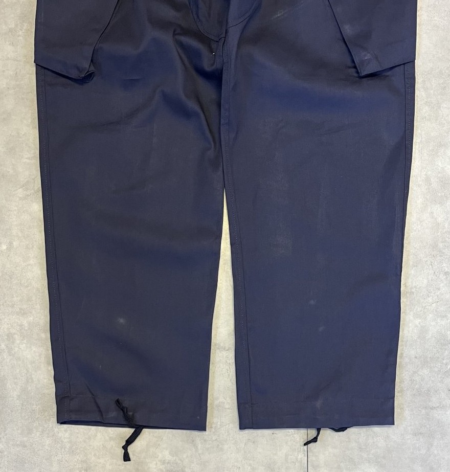 画像: イギリス軍 ROYAL NAVY 斜めポケット カーゴパンツ ネイビー (VINTAGE)