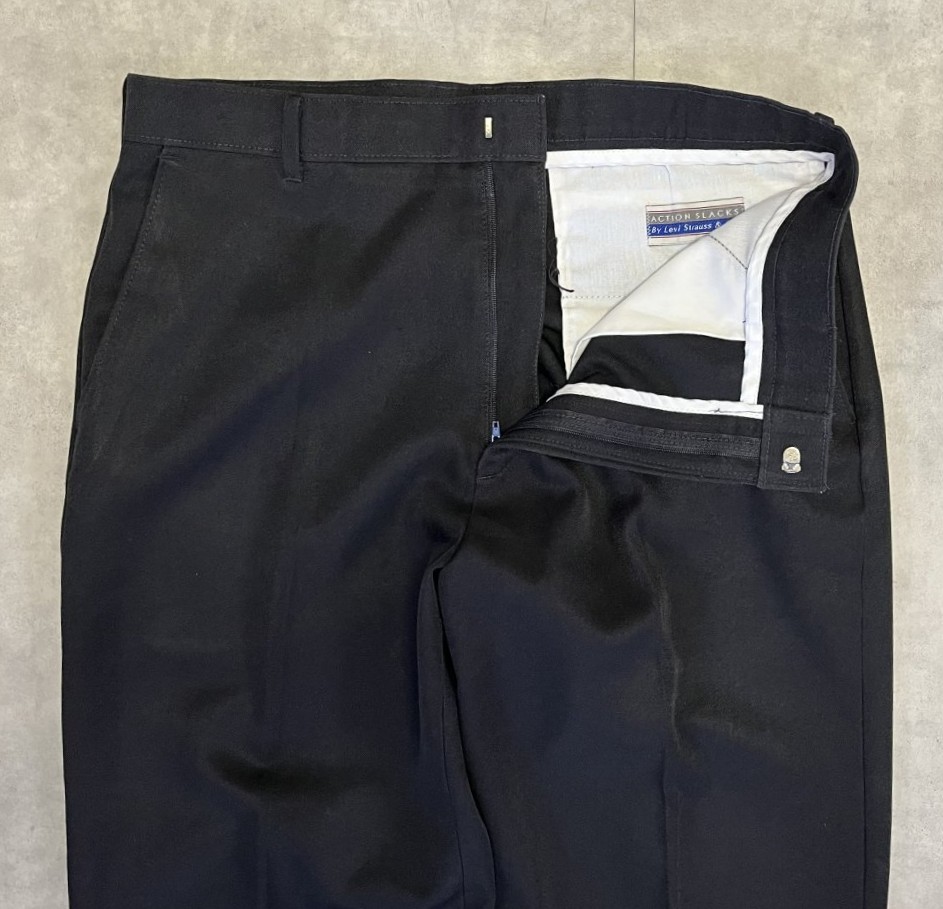 画像: 90'S LEVIS "ACTION SLACKS" スラックス ブラック USA製 (VINTAGE)
