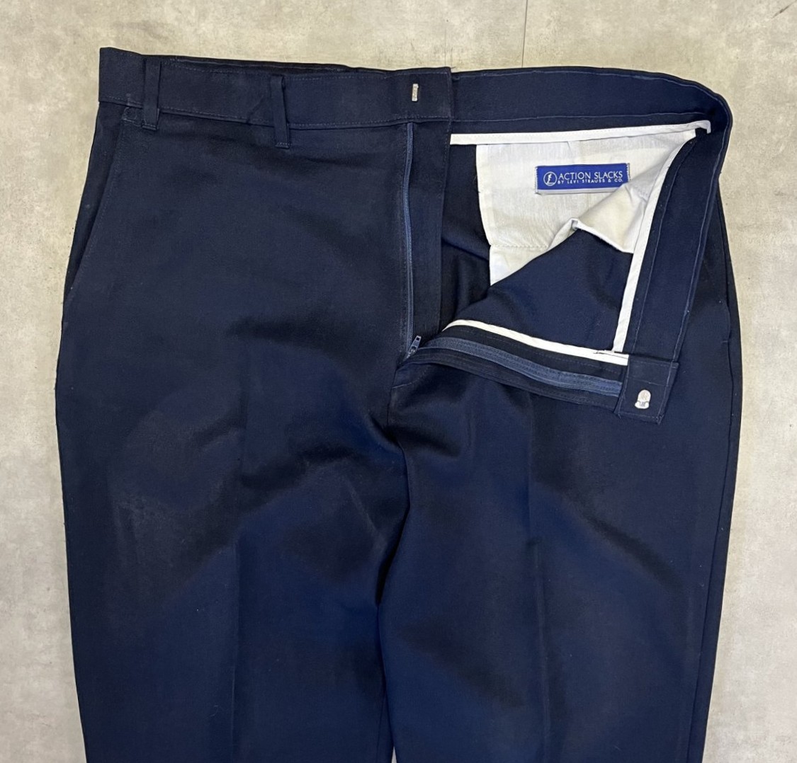 画像: 00'S LEVIS "ACTION SLACKS" スラックス ネイビー (VINTAGE)