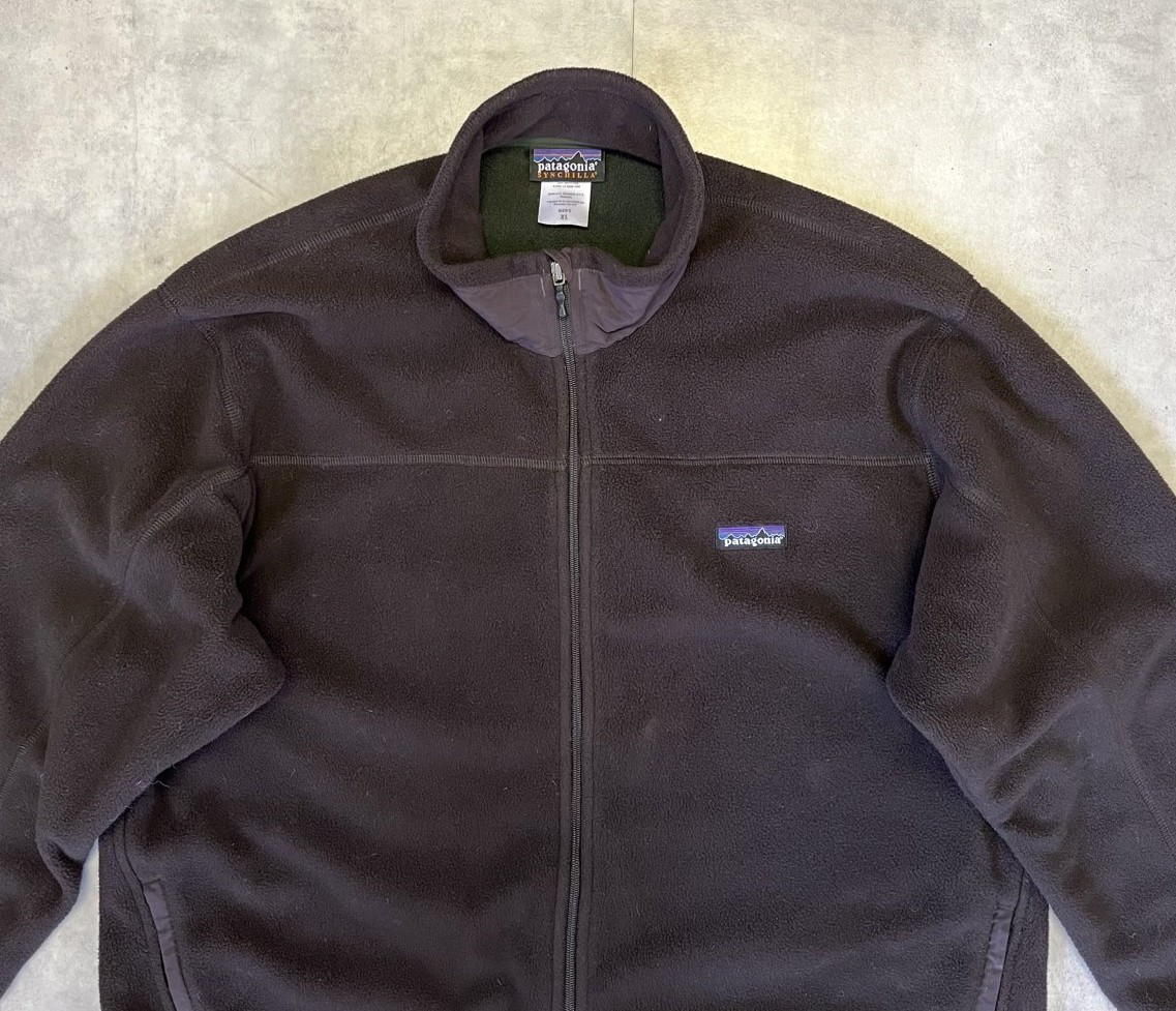 画像: 07'S PATAGONIA シンチラ フルジップジャケット ブラック (VINTAGE)