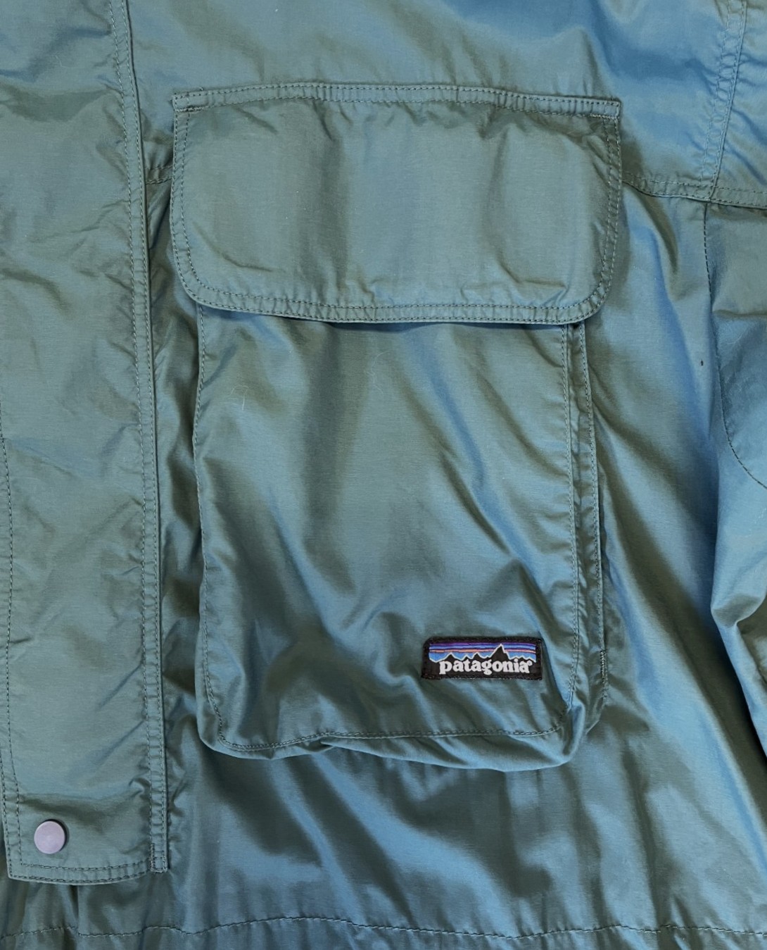画像3: 90'S PATAGONIA "SKANORAK" ナイロン アノラック グリーン (VINTAGE)