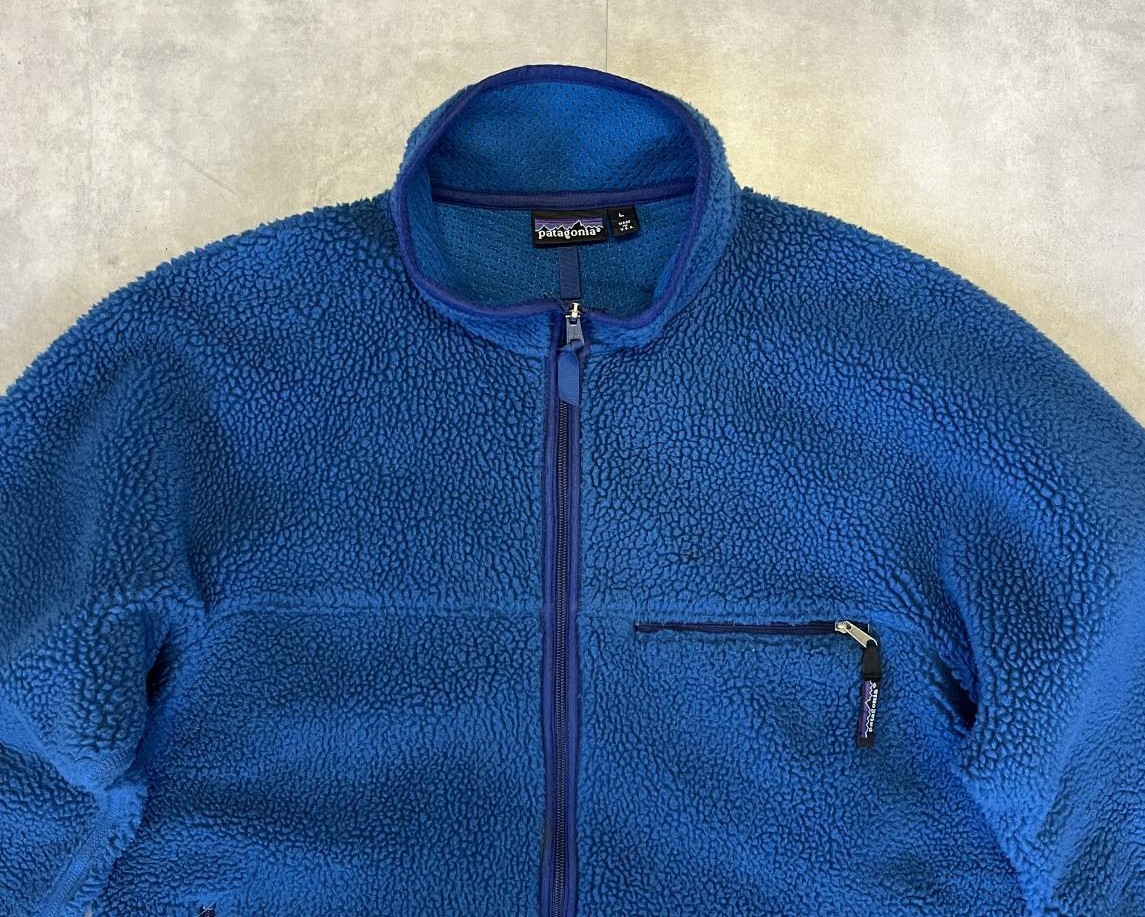 画像: 90'S PATAGONIA 旧タグ ベビーレトロカーディガン ウルトラマリン USA製 (VINTAGE)