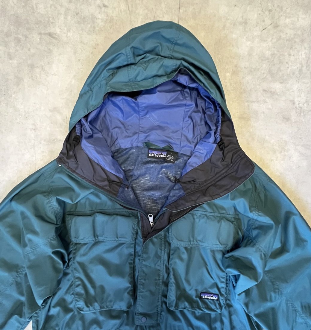 画像: 90'S PATAGONIA "SKANORAK" ナイロン アノラック グリーン (VINTAGE)
