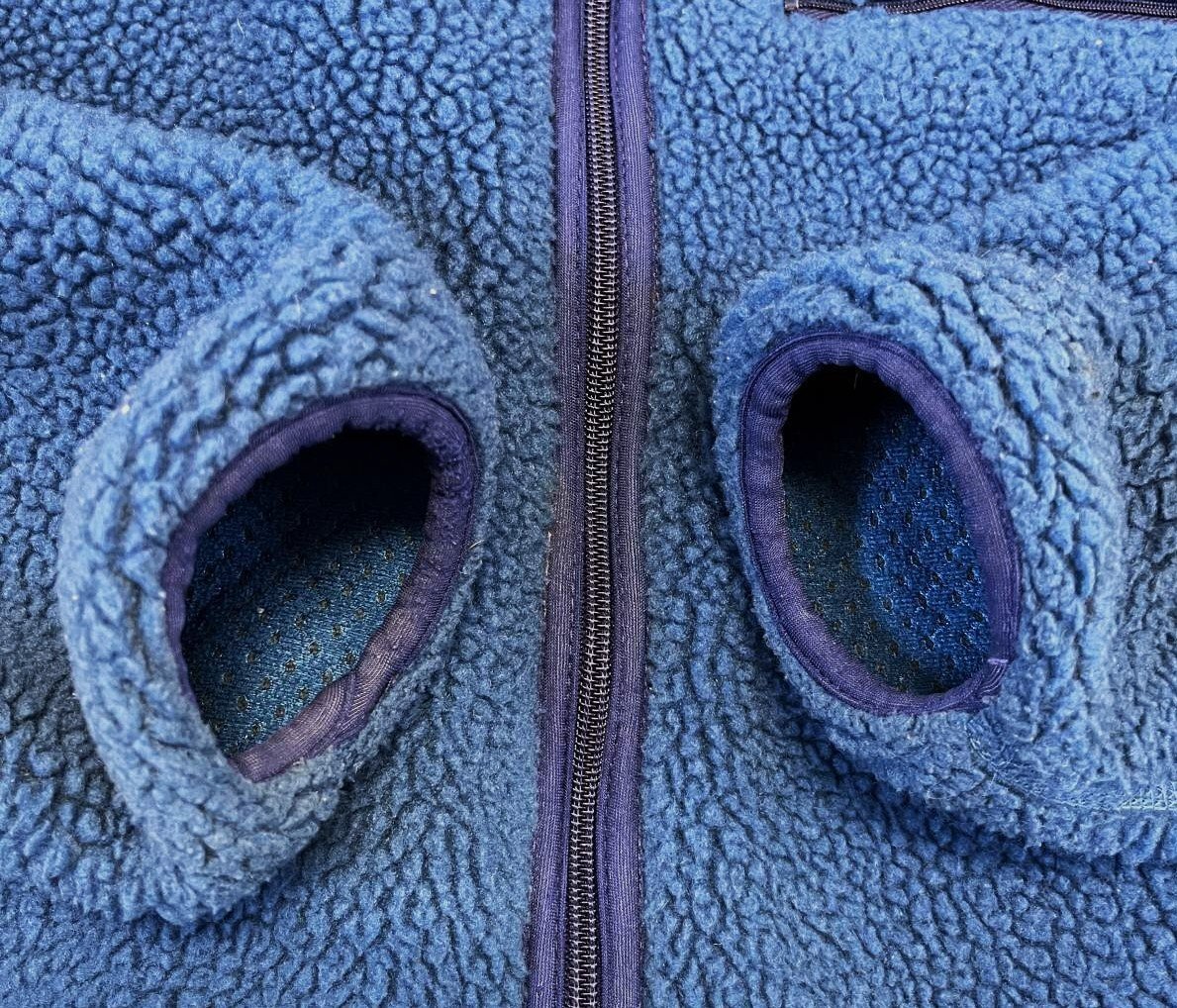 画像: 90'S PATAGONIA 旧タグ ベビーレトロカーディガン ウルトラマリン USA製 (VINTAGE)