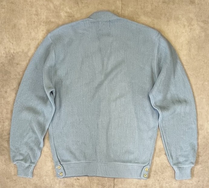 画像4: 60'S SEARS アクリル カーディガン サックスブルー (VINTAGE) 