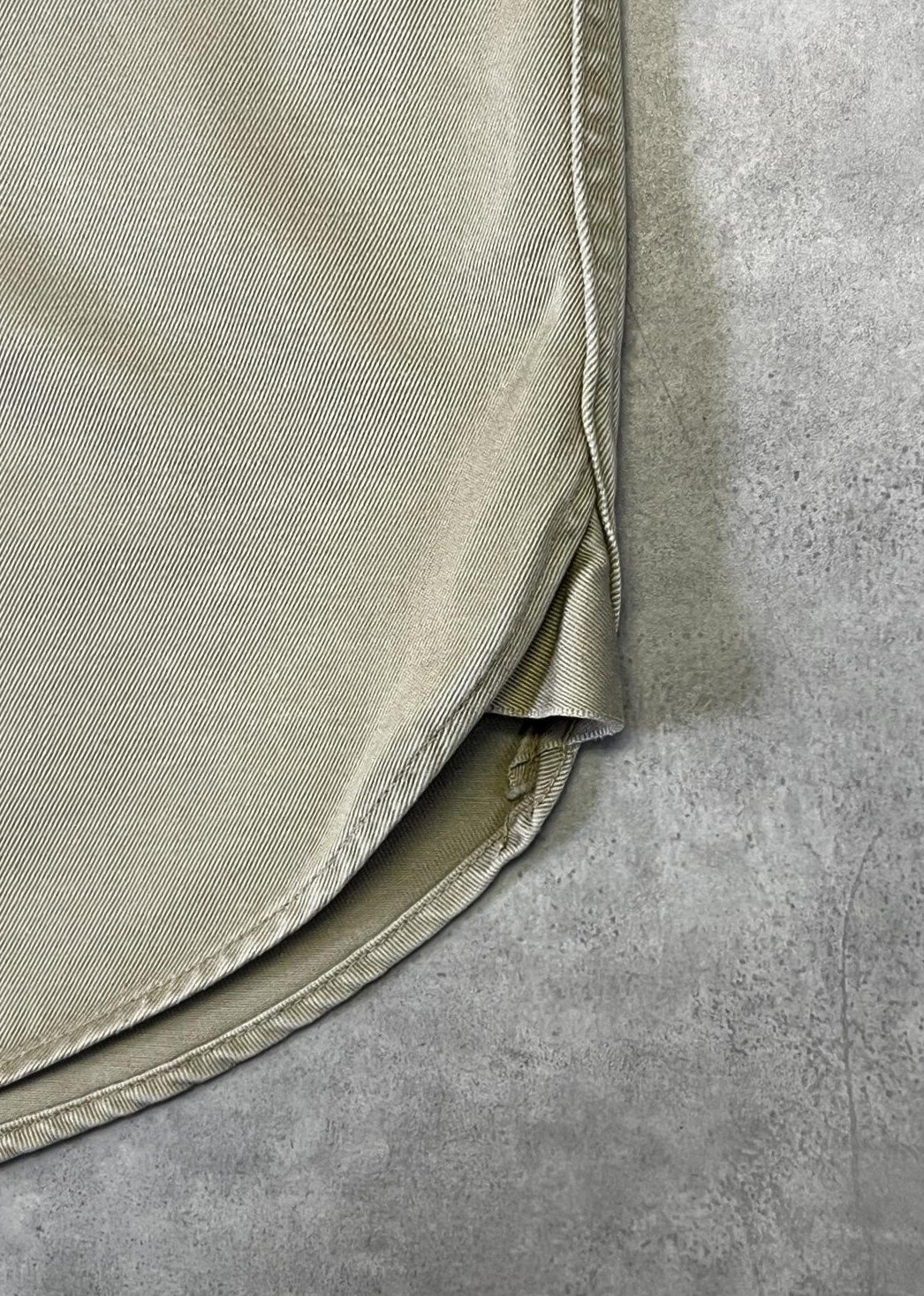 画像3: 50'S BIG MAC コットンツイル マチ付き 長袖 ワークシャツ ベージュ (VINTAGE)