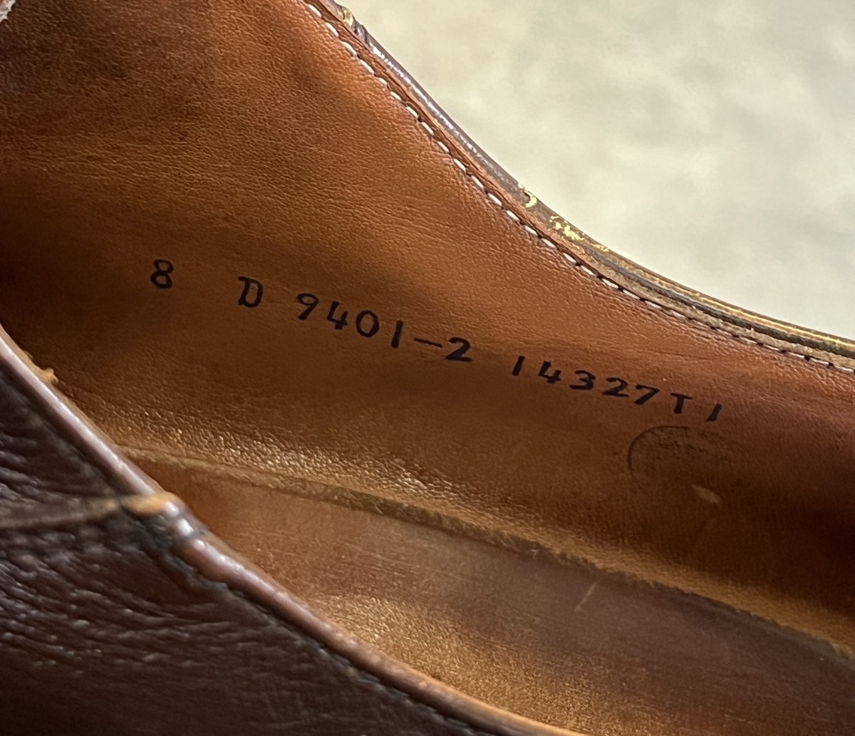 画像: 80'S RED WING 9401 "プリント羽タグ" SR/USAタグ無し シボレザー ポストマンシューズ ブラウン USA製 (VINTAGE)