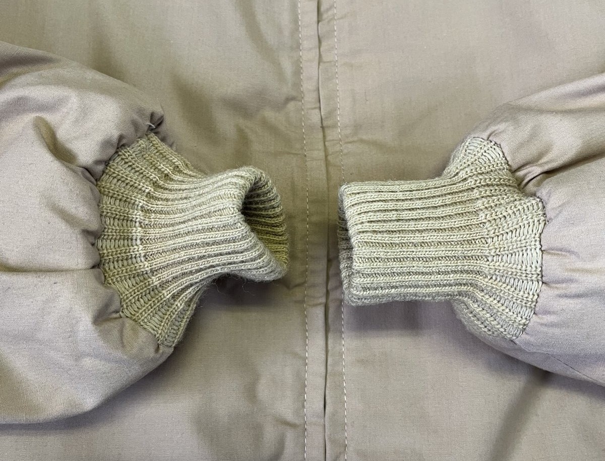 画像: 60'S ZERO KING 裏ボア付き ドリズラージャケット TALONジップ ベージュ USA製 (VINTAGE)