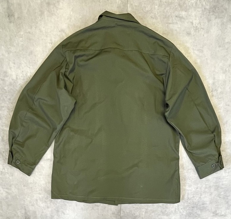画像5: 60'S アメリカ軍 US ARMY "JUNGLE FATIGUE" リップストップ ファティーグジャケット L-SHORT (DEADSTOCK)