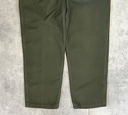 画像: 70'S アメリカ軍 US ARMY "OG107" コットンサテン ベイカーパンツ ミリタリーグリーン (VINTAGE)