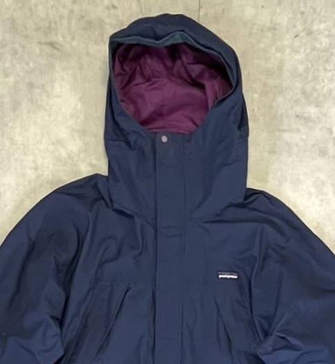 画像: 90'S PATAGONIA "GUIDE SHELL JACKET" 雪無しタグ ナイロン シェルジャケット ネイビー (VINTAGE)
