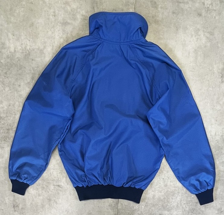 画像4: 80'S PATAGONIA デカタグ ハーフジップ ナイロン アノラックジャケット ブルー (VINTAGE)