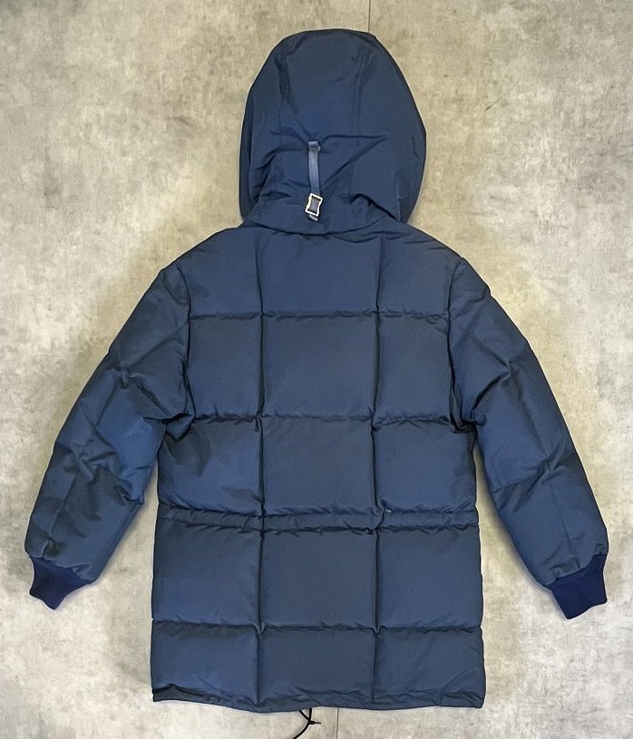 画像4: 80'S EDDIE BAUER "KARAKORAM" 黒タグ フード付き ダウンジャケット ネイビー (VINTAGE)